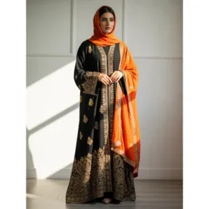 Pleated A-Line Abaya – 4 Colors